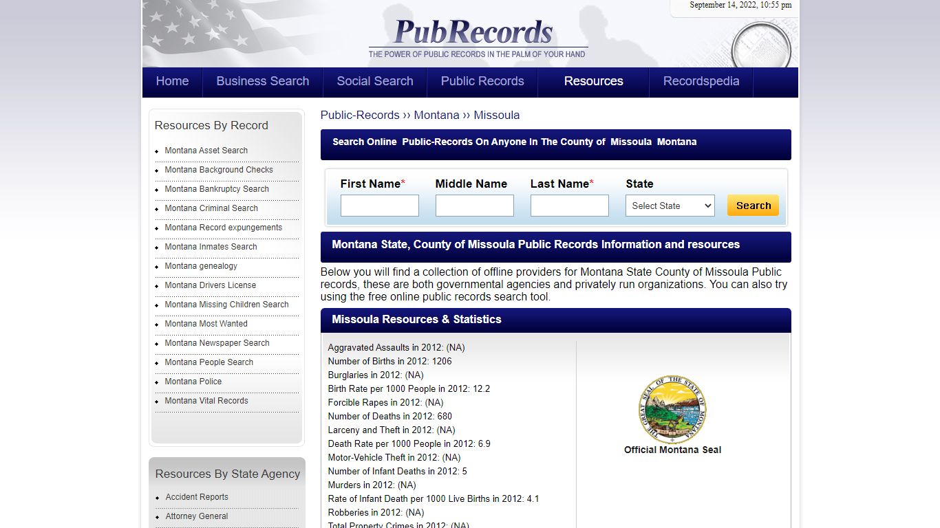 Missoula County, Montana Public Records